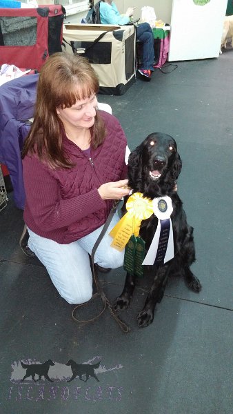 Third place Obedience trial